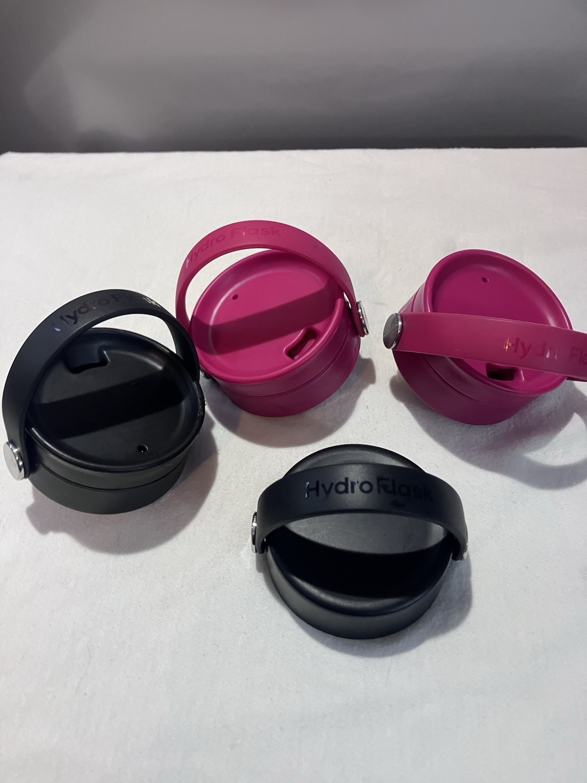 Lot of 4 Hydroflask Replacement  Lids Only Various Colors