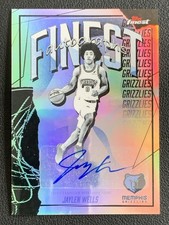 Jaylen Wells 2025-26 Topps Finest Refractor Auto #FAU-JW -18v