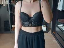 Completo intimo reggiseno a balconcino nero Intimissimi 