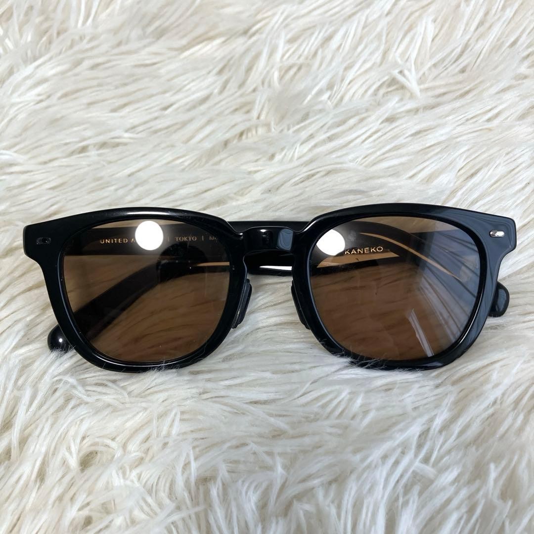 United Arrows x Kaneko Optical W-Frame Sunglasses Siz… - Gem