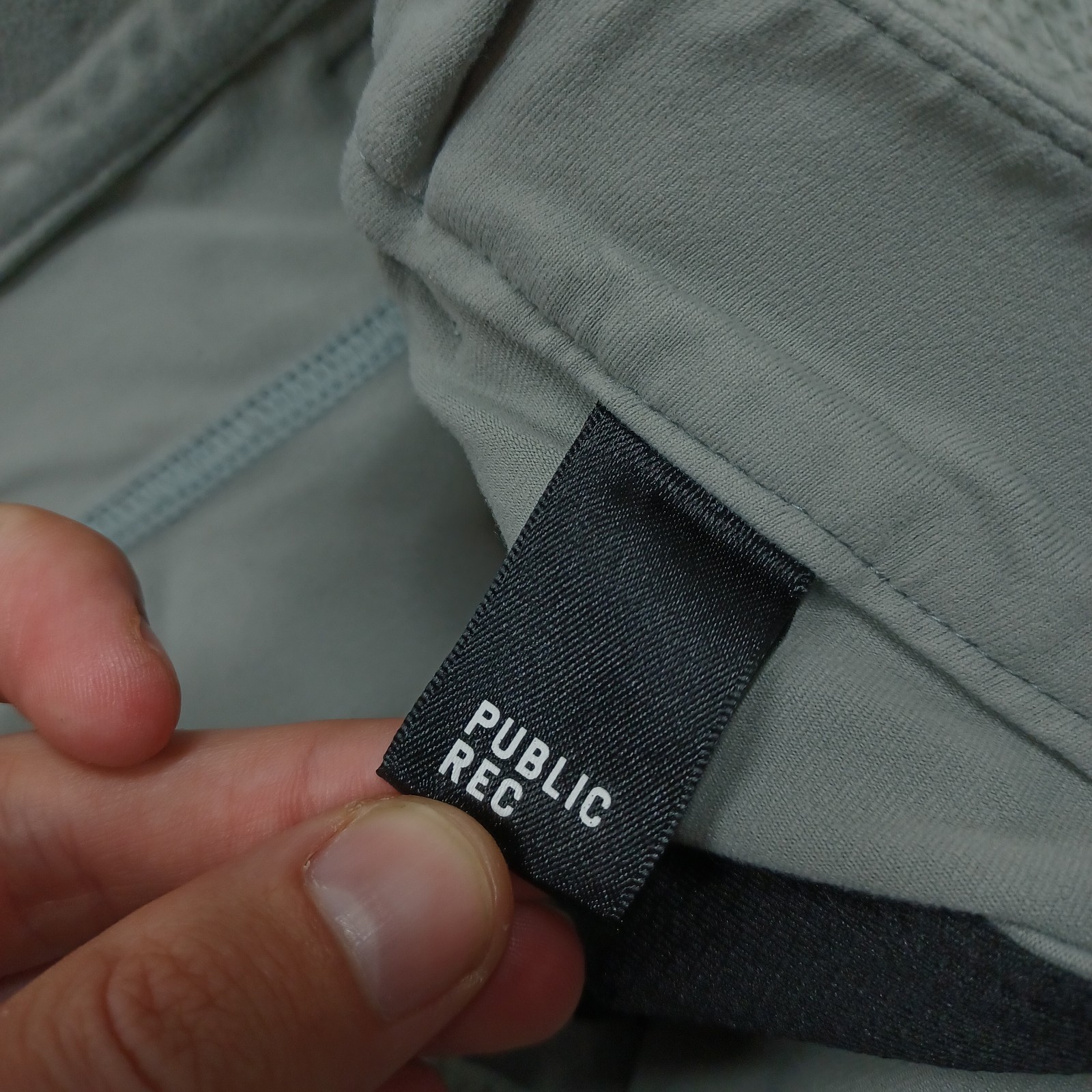 Public Rec Pants Mens 34x30 Gray Nylon Blend Chino Pockets Preppy