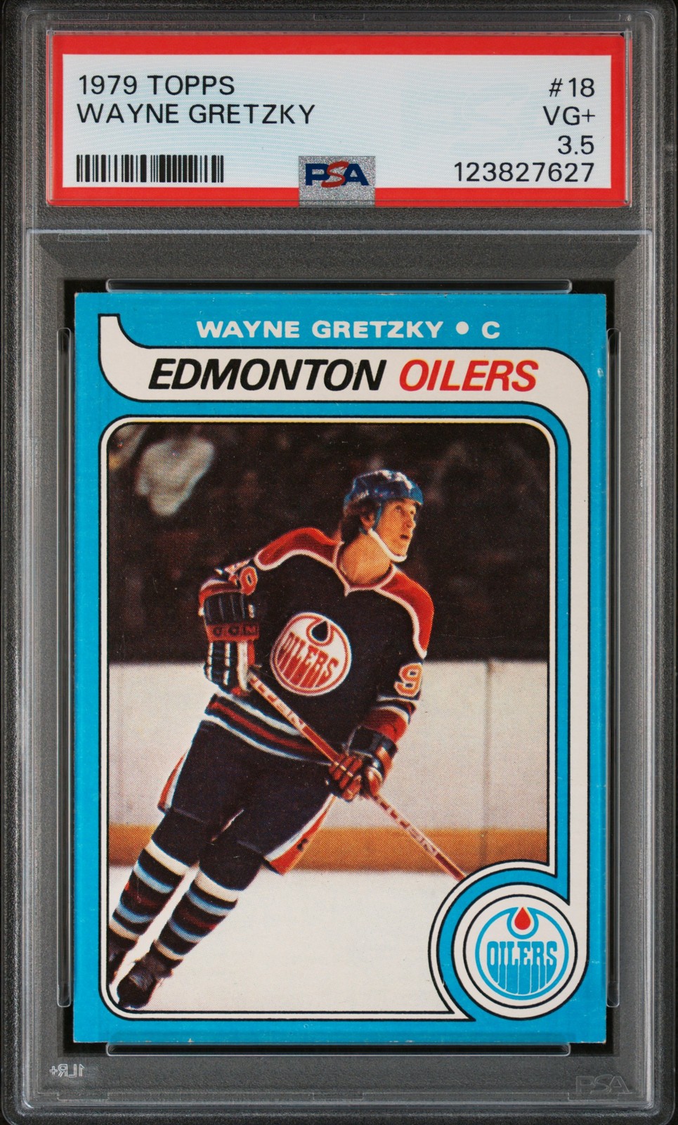 1979 TOPPS #18 WAYNE GRETZKY ROOKIE RC PSA 3.5