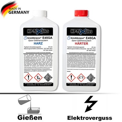 Epoxidharz HP-E45GA schlagzähes Gießharz semi-transparent Resin System EP Epoxy