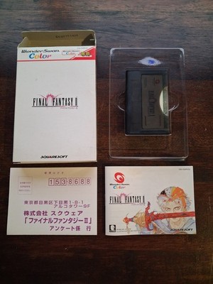 Final Fantasy II | FF 2 | CIB Complete in Box | US Seller | Wonder Swan Color
