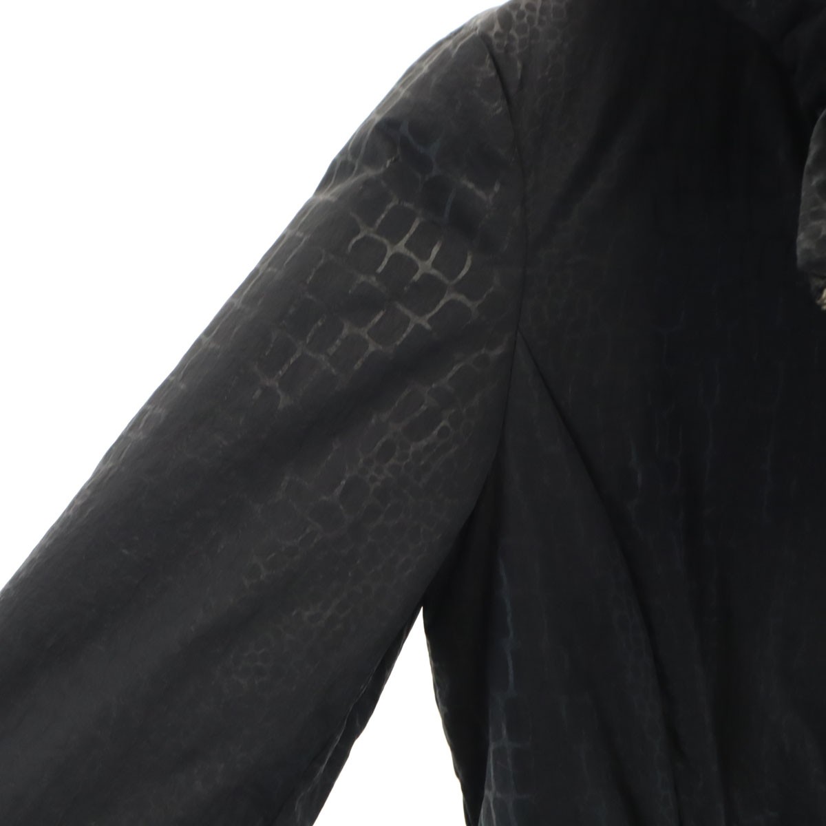 ARMANI EXCHANGE Python Pattern down coat XS black… - image 6
