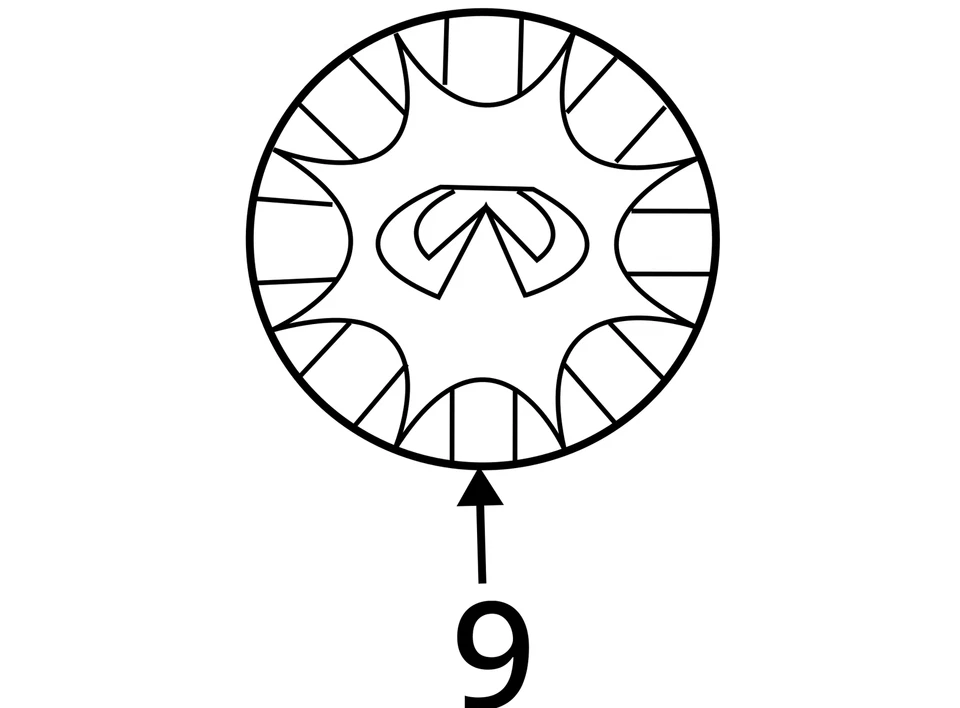 Infiniti Q45 2003-2008 tapa-disco rueda 40315CG210 Foto 4 de 4