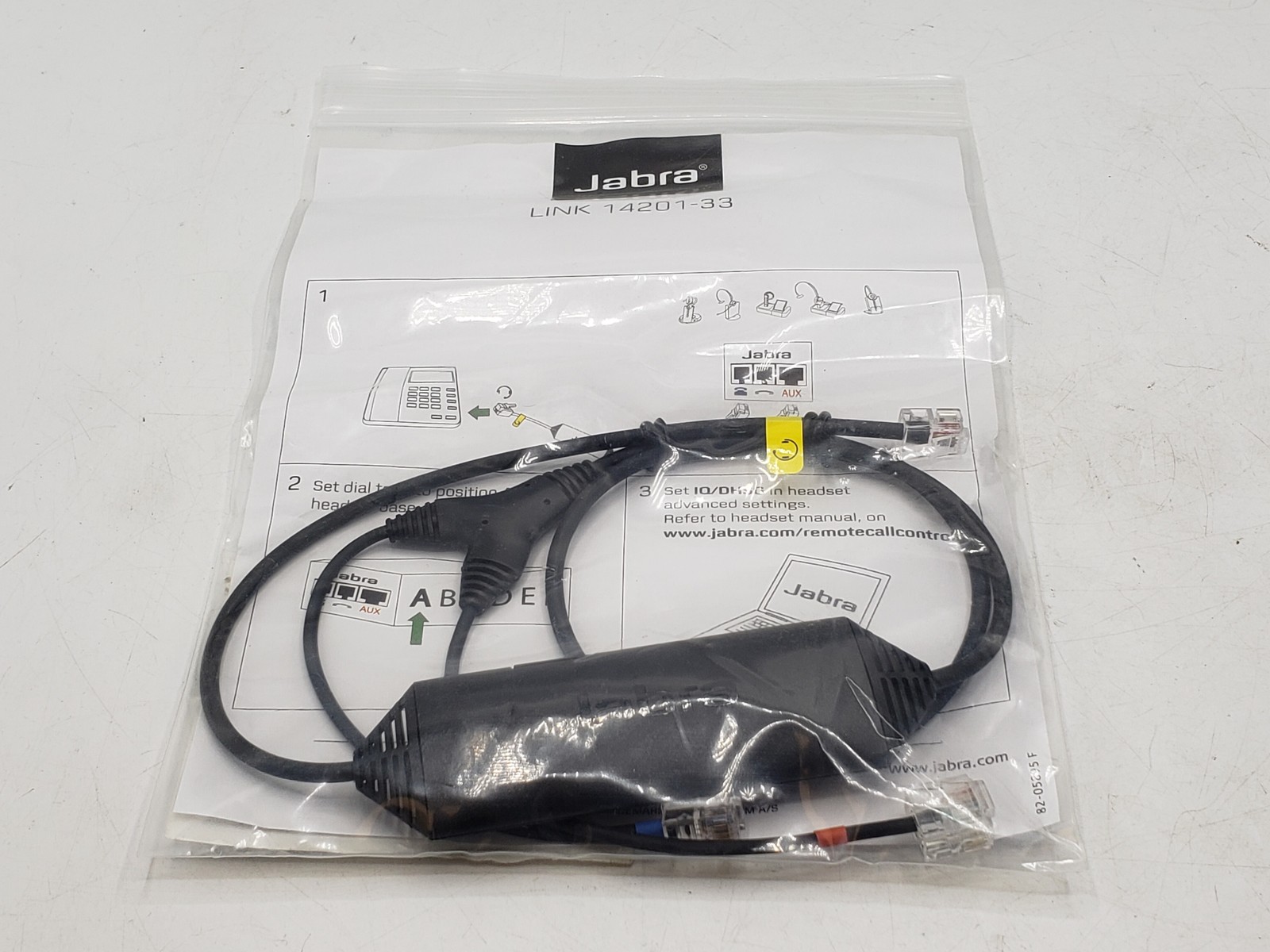 NEW Jabra Link 14201-33 Avaya EHS Adapter Electronic Hook Switch Cable ENC007