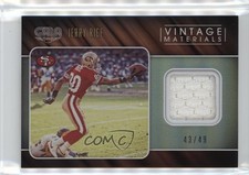2016 Panini Gala Vintage Materials 43/49 Jerry Rice #VM-JR HOF 1m5u