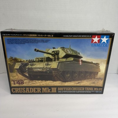 TAMIYA 1:48 BRITISH CRUISER TANK CRUSADER Mk.  ITEM 32555 PLASTIC MODEL KIT