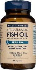 Wiley&rsquo;s Finest Peak EPA Omega-3 Softgels 90 Softgels Triple Strength Non-GMO