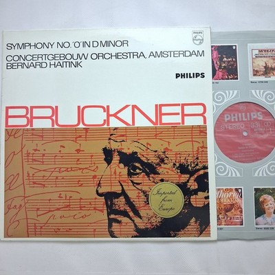 Philips LP SAL 3602: Bruckner - Symphony No. 0 / Bernard Haitink / COA