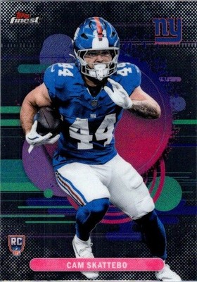 Cam Skattebo 2025 Topps Finest Uncommon Base Rookie Card #113 - Giants