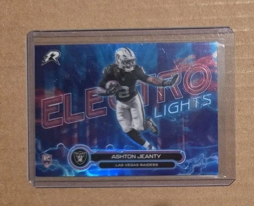 2025 Topps Resurgence Football Ashton Jeanty Rookie Electro Lights Las Vegas