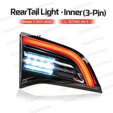 For 2017-2020 Tesla Model 3 Left LH Inner Trunk Tail Light LED 3Pin