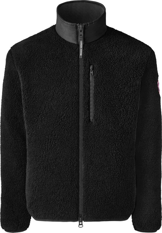 CANADA GOOSE Kelowna Fleece Jacket Wool Blend Black Size