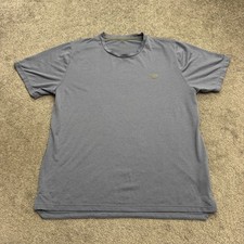 New Balance Ice Running T-Shirt Mens Large Blue Mesh Crew Neck Cooling Gym Tee