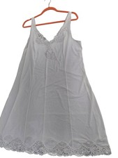 Vintage White Laced Full Slip