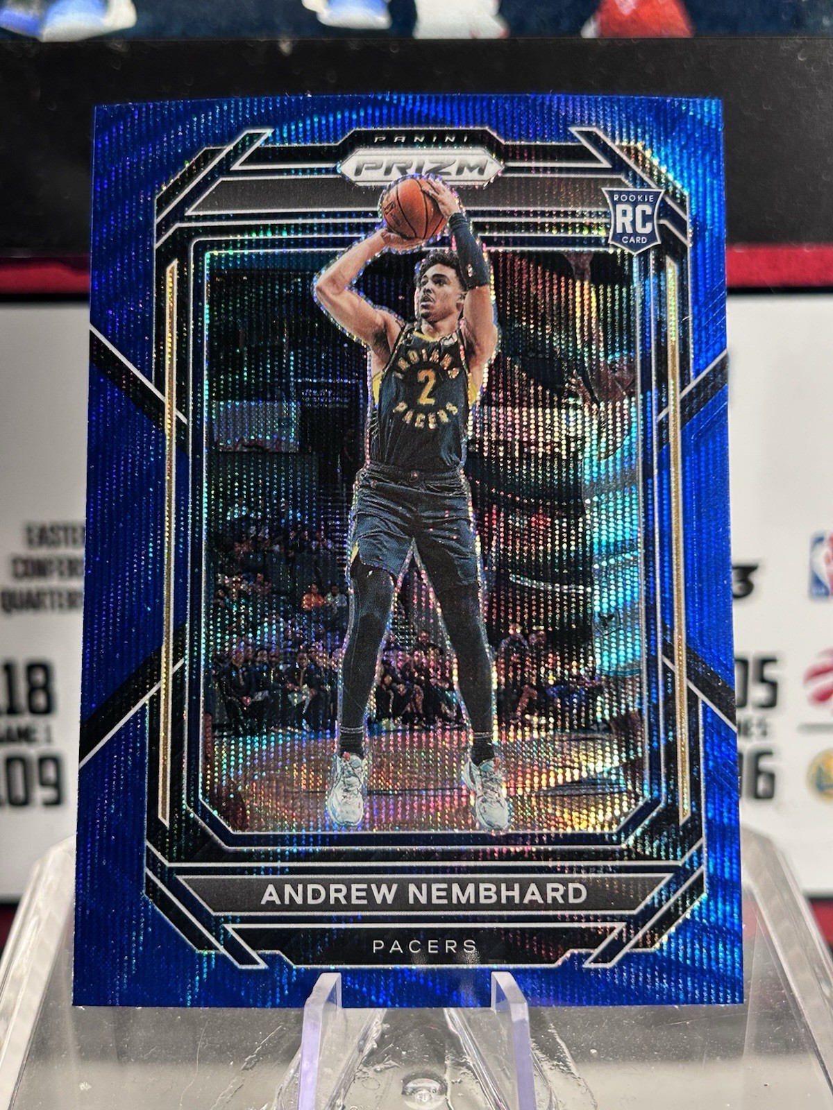 2022-23 Prizm Andrew Nembhard Blue Wave Rookie #227 Pacers RC