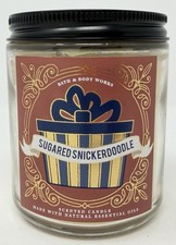 Bath Body Works SUGARED SNICKERDOODLE Single Wick Jar Candle, 7oz READ DETAILS