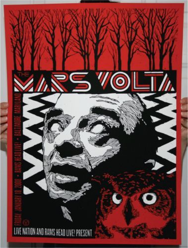 Todd Slater / Mars Volta ポスター AP マーズヴォルタ MARS VOLTA MD 2008 SILKSCREEN GIG POSTER SLATER S/N | eBay