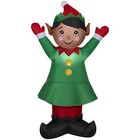 4ft Inflatable ELF~CHRISTMAS YARD DECORATION with LED Lighting~Holiday Time
