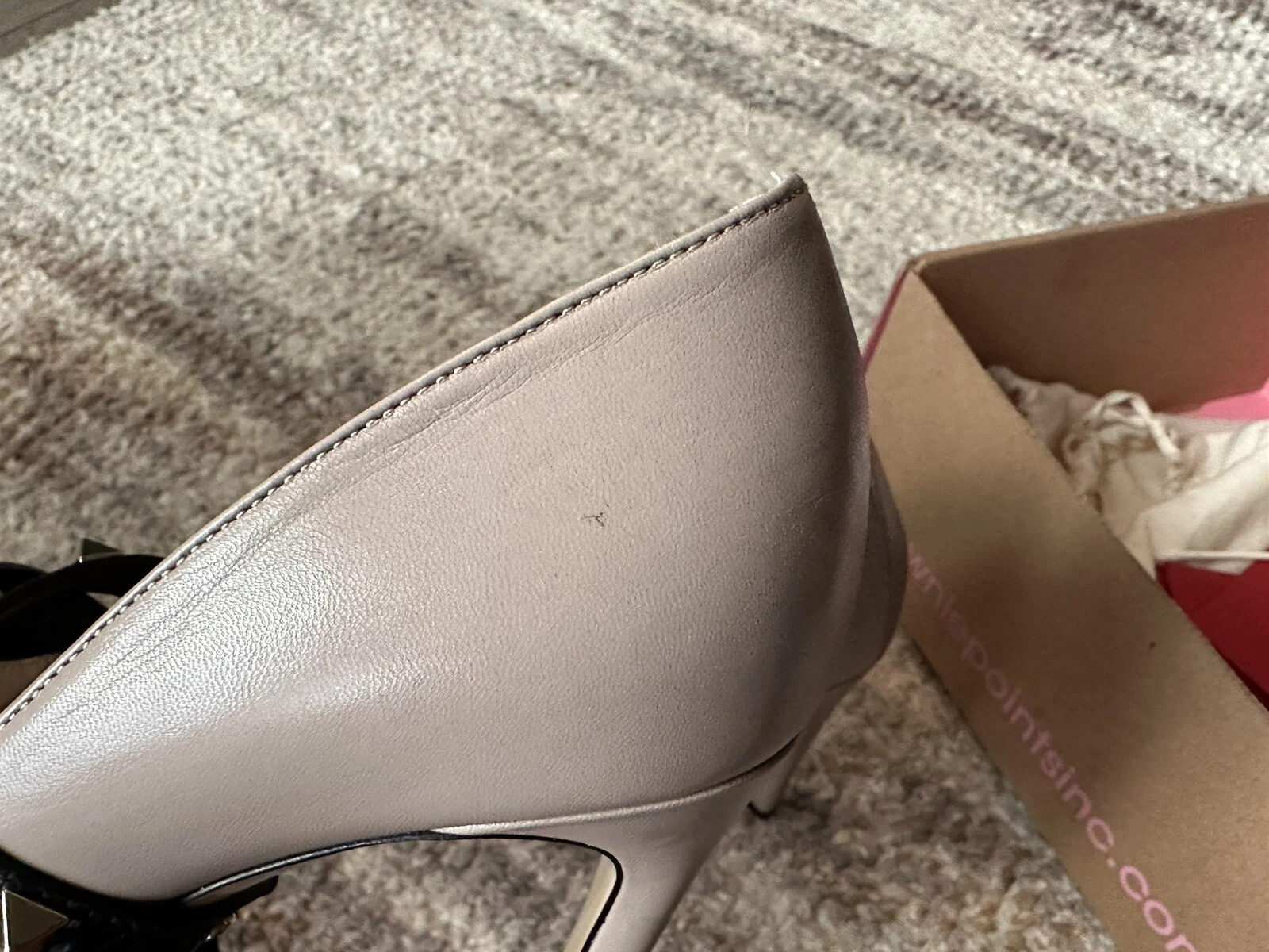 Valentino Rockstud caviglia tacco avvolgente 37 5