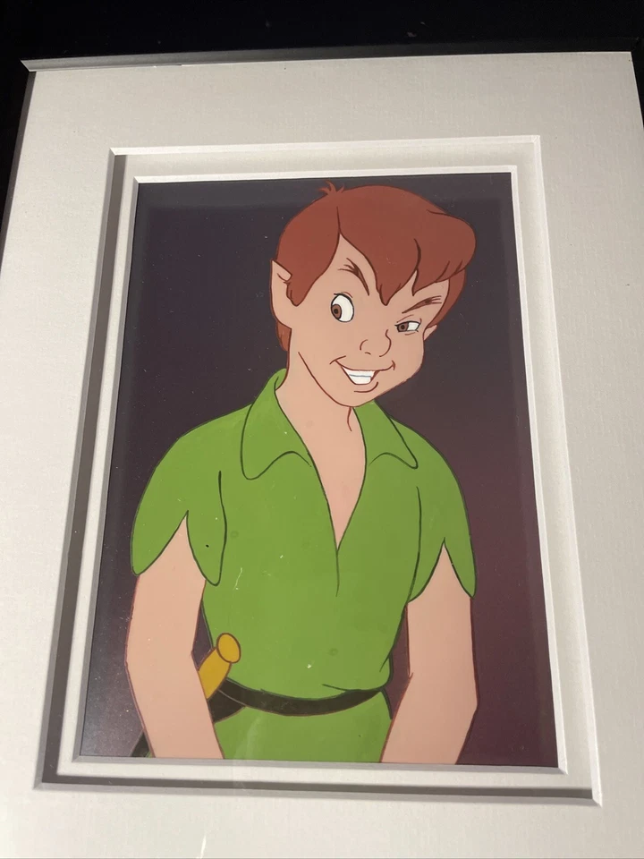 Peter Pan Animation Cels Walt Disney Production Art Vintage 1955 Cel Movie - Image 2 of 4