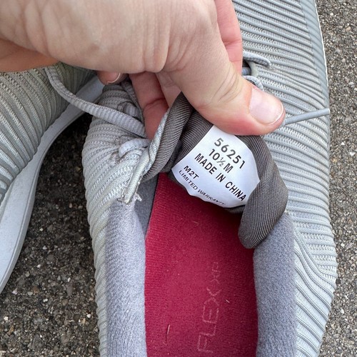 FootJoy FJ Flex XP Scarpe da Golf Uomo 10 M Grigio Senza Punte Impermeabili Atletiche 56251 - Foto 8 di 11