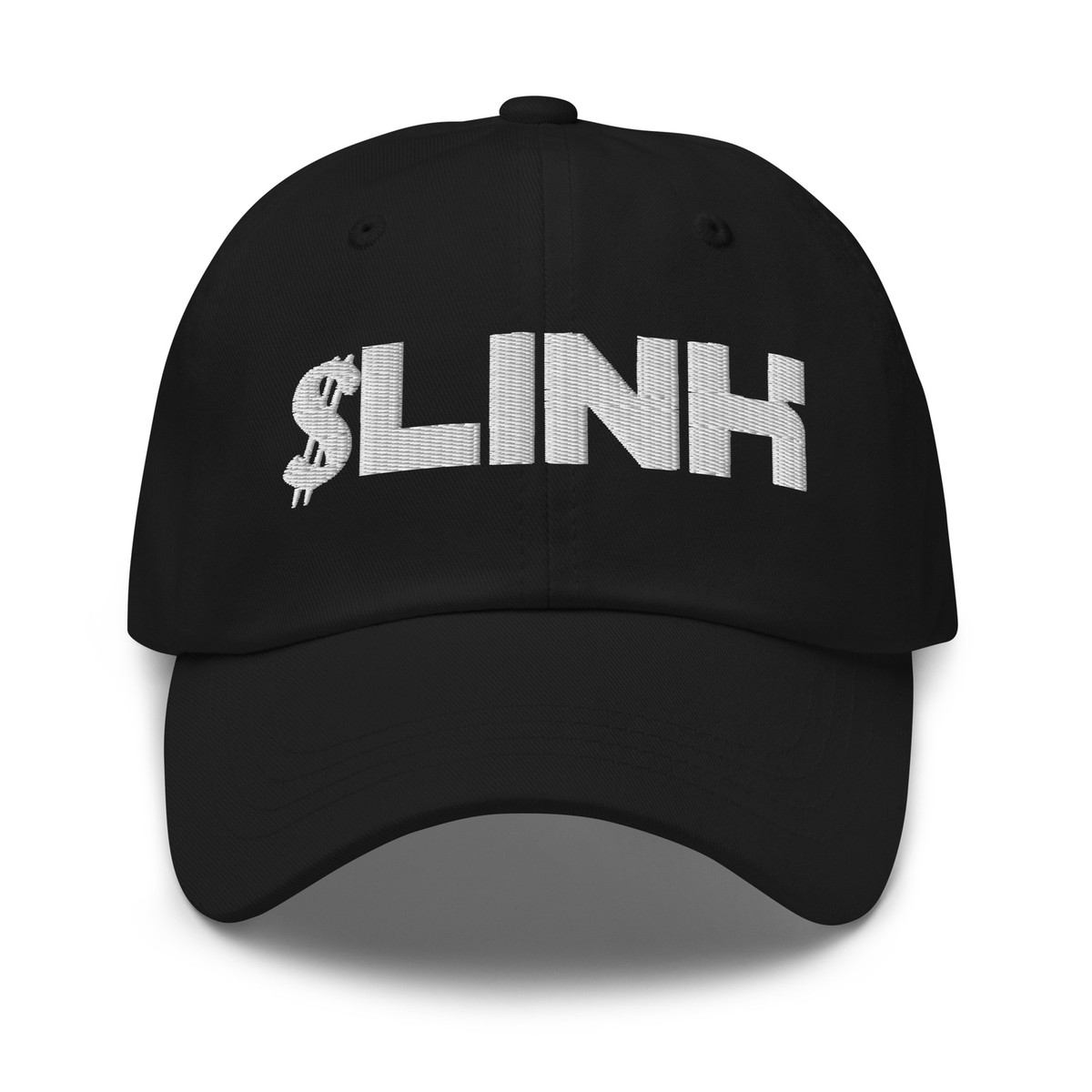 $LINK Chainlink Ticker Cryptocurrency Embroidered Baseball Cap Dad hat
