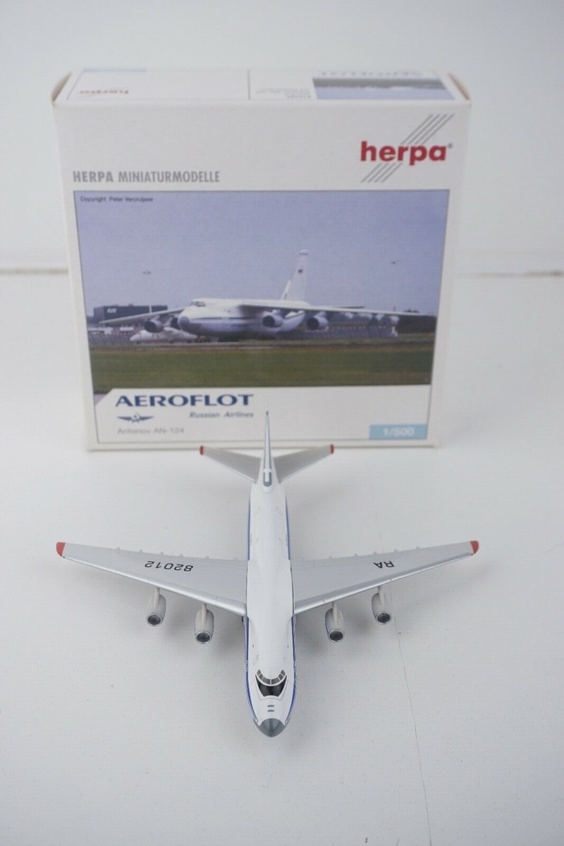 herpa Aeroflot Antonov AN-124 1/500✨新品❗ Herpa Wings 1:500 AeroFlot Russian Airlines Antonov AN-124
