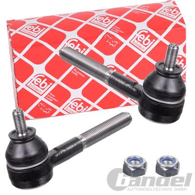 2x FEBI SPURSTANGENKOPF LINKS/RECHTS für AUDI 50 80 B1 B2 VW PASSAT 32 POLO 86C