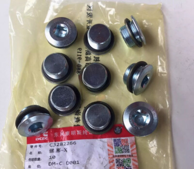 10PCS NEW FIT FOR Plug engine oil pan drain screw 22mm thread C3282266