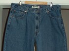 Men's LEVI'S 550 Relaxed Cotton Med Blue Wash Red Tab Denim Jeans size 40 x 32 — photo 3