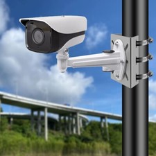 Universal Vertical Pole Mount Bracket with Adjustable Loops for Security Camera◈