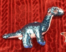 TREMOR DINOSAUR TY FLIPPABLES SEQUIN Space X NASA Launch 17 in. Plush toy