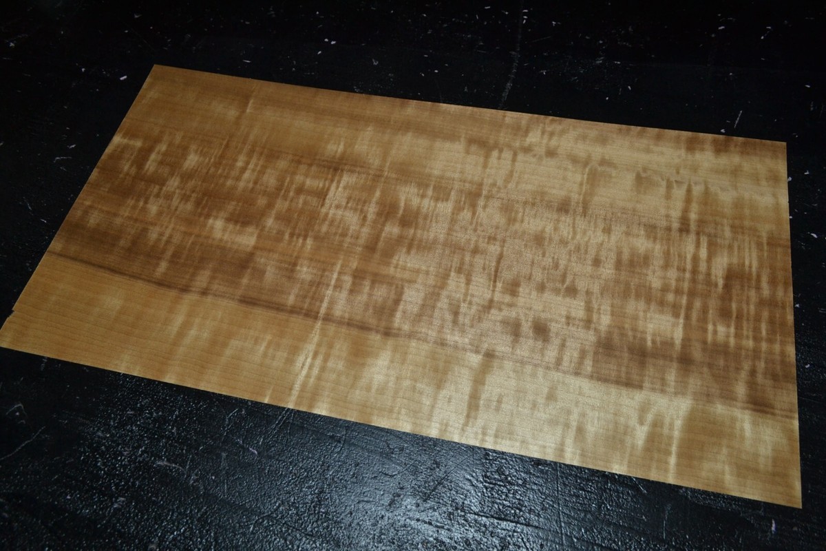Fumed Aspen Raw Wood Veneer Sheet 12 x 23 inches 1/42nd L2308-17