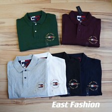 TOMMY HILFIGER ICON REGULAR FIT soft cotton Embroidery Crest Polo