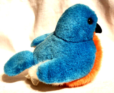 Wild Republic Audubon Eastern Bluebird Bird Plush NO Sound #78733 Tag