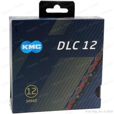 KMC DLC 12 Red  Black 12-Speed Bicycle Chain fits Campagnolo SRAM Shimano