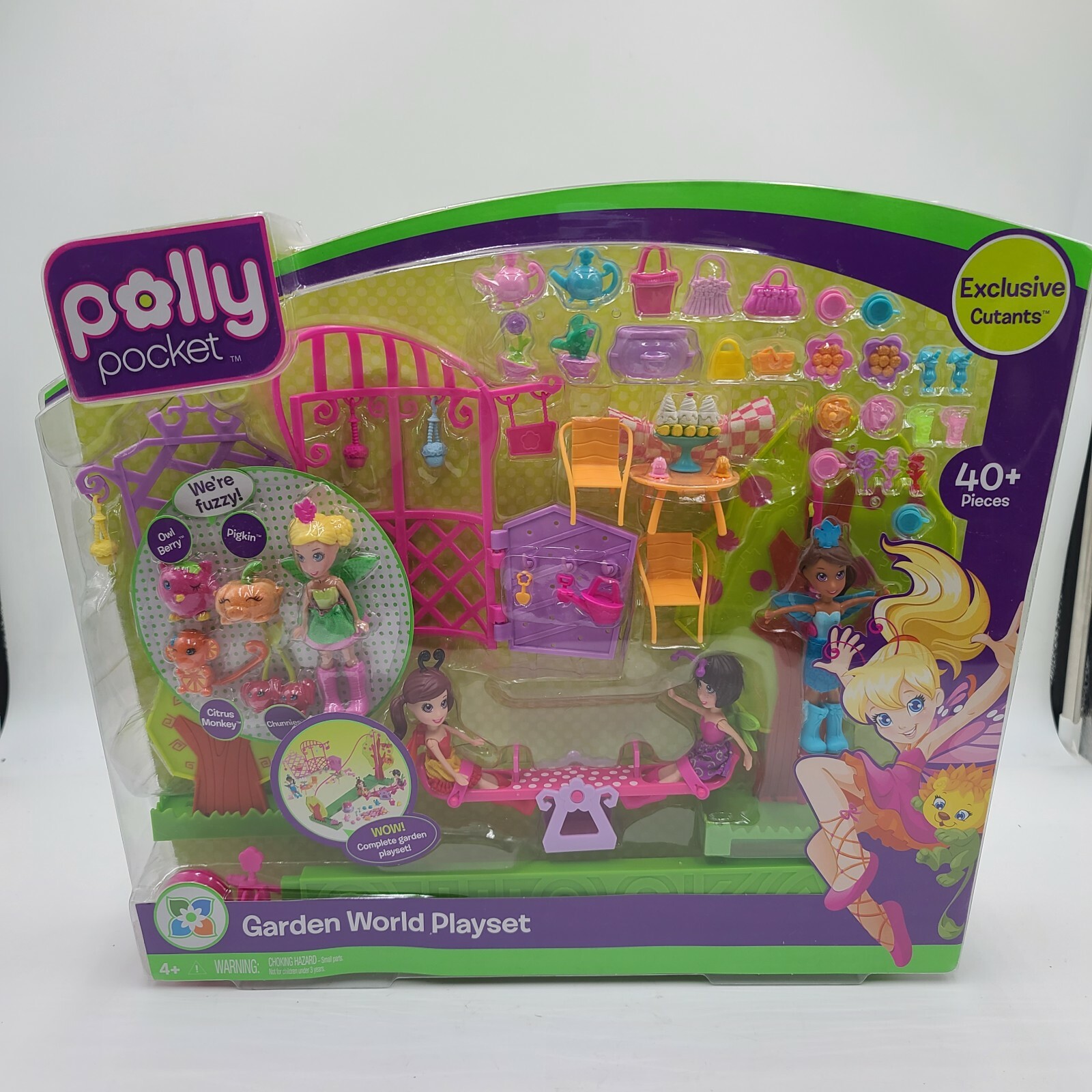 2009 Polly Pocket Garden World Exclusive Cutants Play set 40+ Pieces NIB  27084904673 | eBay