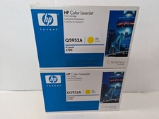 2X Genuine HP 643A Q5952A Yellow Toner LaserJet 4700 - SEALED BOXES