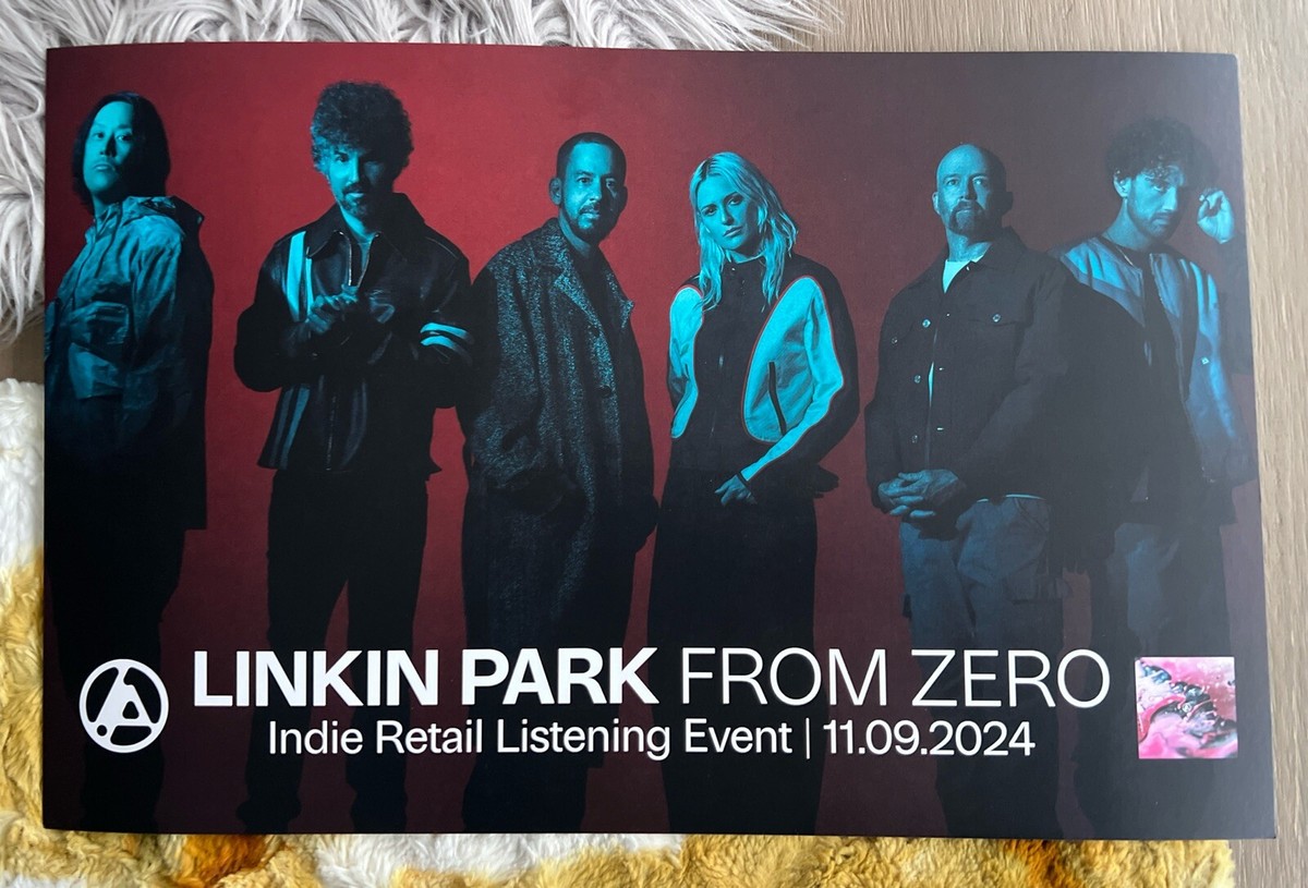LINKIN PARK pop up リトグラフ　ポスター LINKIN PARK pop up リトグラフ ポスター 世界的ロックバンド LINKIN