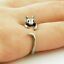thumbnail 19 - Silver Cute Cat Kitty Adjustable Ring Womens Girls Party Jewellery Gifts