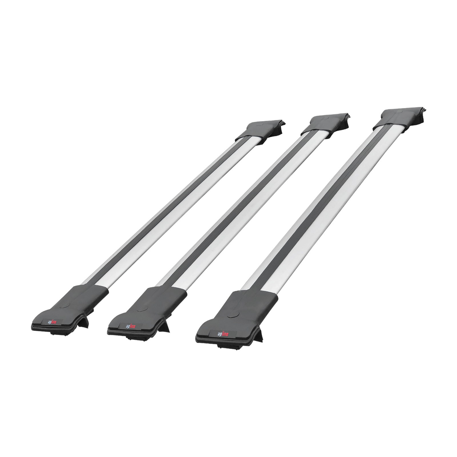 Barres de toit FLY pour Mitsubishi Airtrek 2001-2008 en aluminium noir