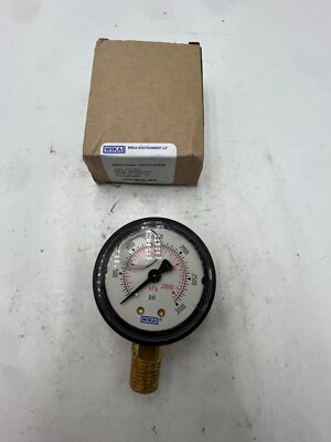 #ad #ad Wika 113.13.20.3000.L Pressure Gauge 0 3000 Psi 1 4quot; NPT LM Black $21.59