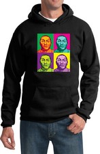 Three Stooges Curly Squared Pullover Hoodie