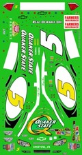  5 Kasey Kane Quaker State IMPALA 2012 1/64th HO Scale Slot Car Decals