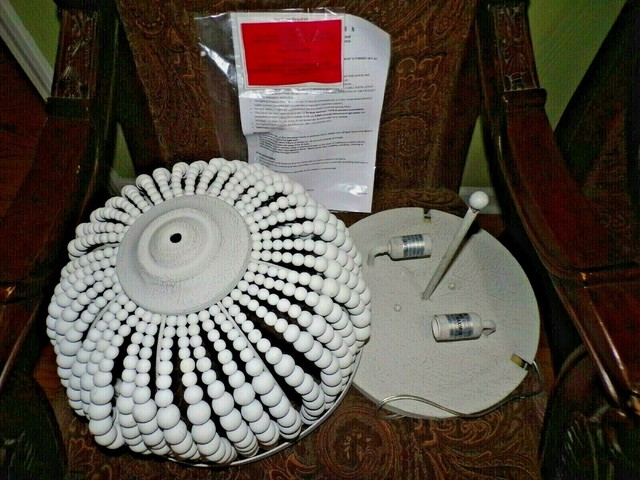 Pottery Barn Bronze Laurel Star Flushmount Ceiling Fixture For