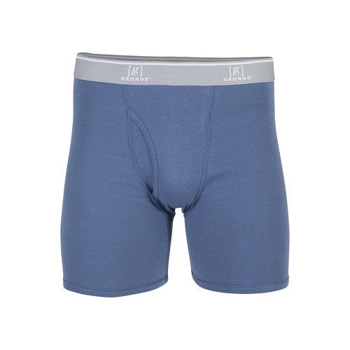 George Herren 6er Pack Boxershorts versch. Größen NEU Einfarbig Regular Leg Baumwolle - Bild 2 von 13