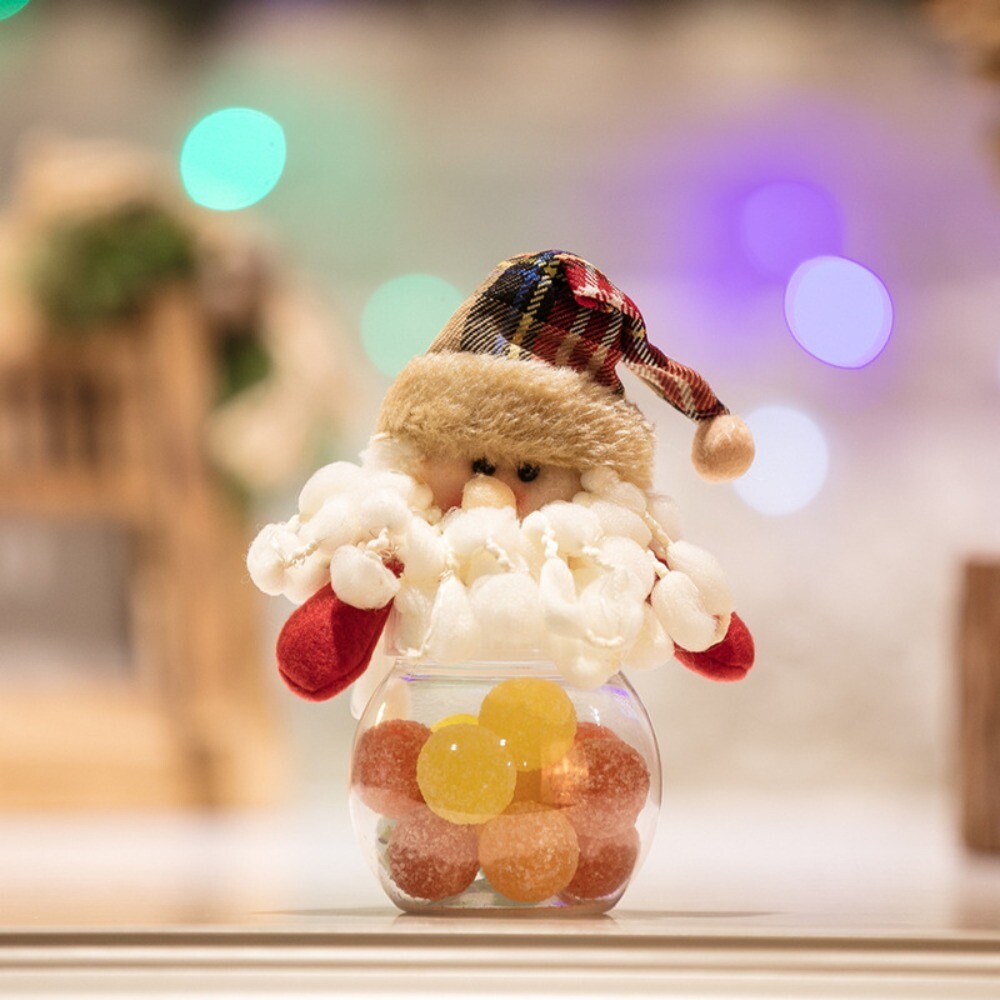 Plastic Christmas Candy Jar Transparent Plastic Cookie Jars eBay